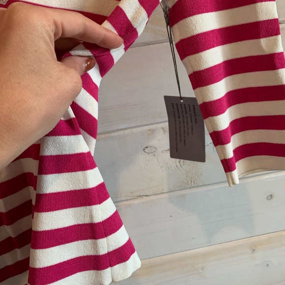 Classiques Entier | NWT Pink and White Striped Top - Picture 4 of 6